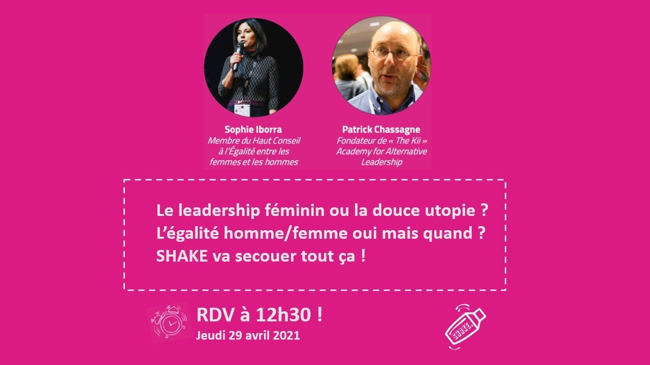 Affiche de l’émission SHAKE sur le leadership féminin, 2021